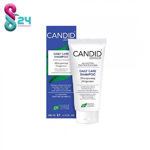 شامپو ویتامینه و پروتئینه روزانه کاندید 200 میلی لیتر ( Candid Daily Care Shampoo 200 ml )