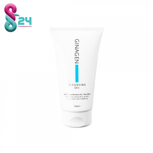ژل شستشو صورت ژیناژن مخصوص پوست های خشک و حساس ( GINAGEN Cleansing Gel For Dry Skin )