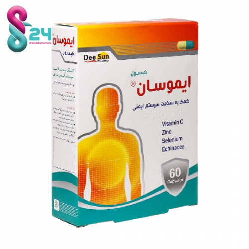 کپسول ایموسان دی سان فارما 60 عدد ( Dee Sun Pharma Imosun 60 Caps )