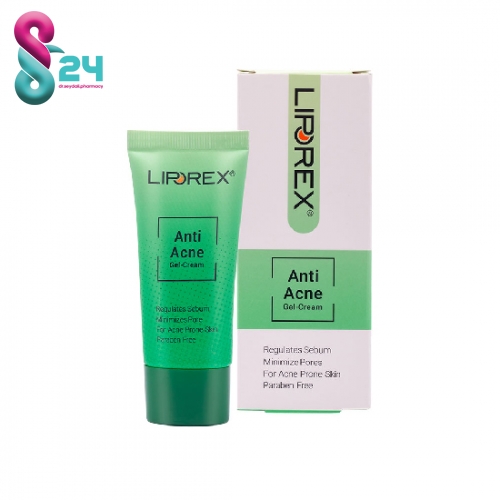 ژل کرم ضد جوش مناسب پوست چرب و آکنه لیپورکس حجم 30mL ( Liporex Anti Acne Gel Cream 30ml )