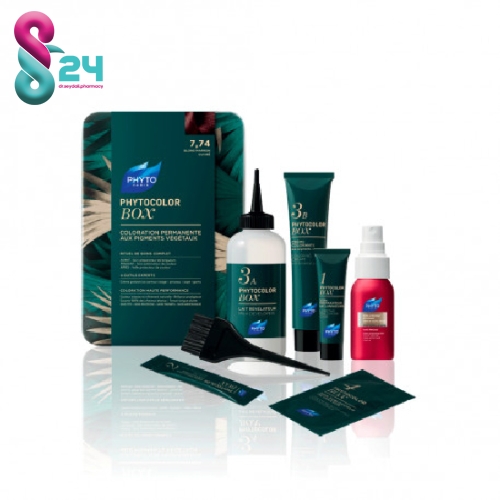 فیتو - پک رنگ مو: شماره 7.7 ( Phyto - Hair Color Pack: No. 7.7 )