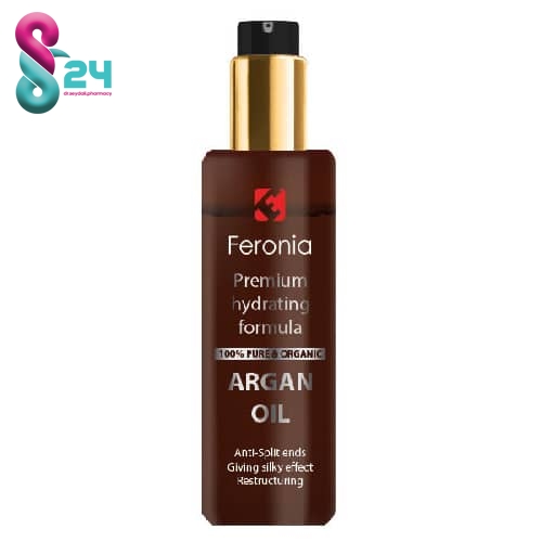 روغن مو آرگان فرونیا مدل پریمیوم حجم 100 میلی لیتر ( Feronia Argan Oil 100ml )