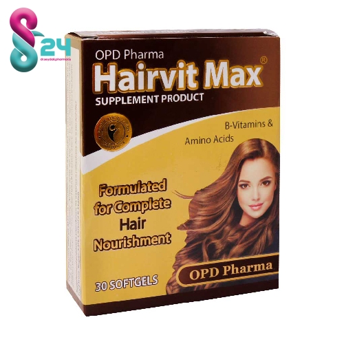 کپسول ژلاتینی هیرویت مکس او پی دی فارما 30 عدد ( OPD Pharma Hairvit Max 30 Softgels )