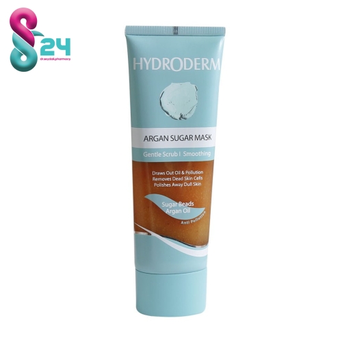 ماسک شکری ساینده ملایم و نرم کننده پوست حاوی شکر و روغن آرگان( hydroderm argan sugar mask )
