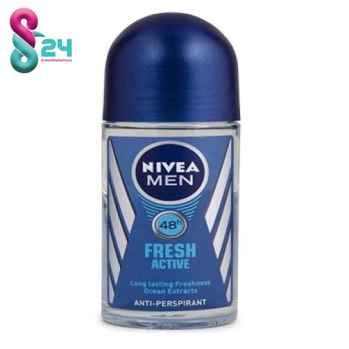رول ضد تعریق مردانه نیوآ مدل Fresh Active حجم 50 میلی لیتر