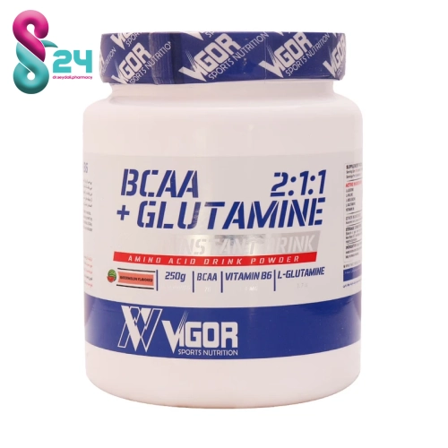 پودر بی سی ای ای و گلوتامین ویگور 250 گرم