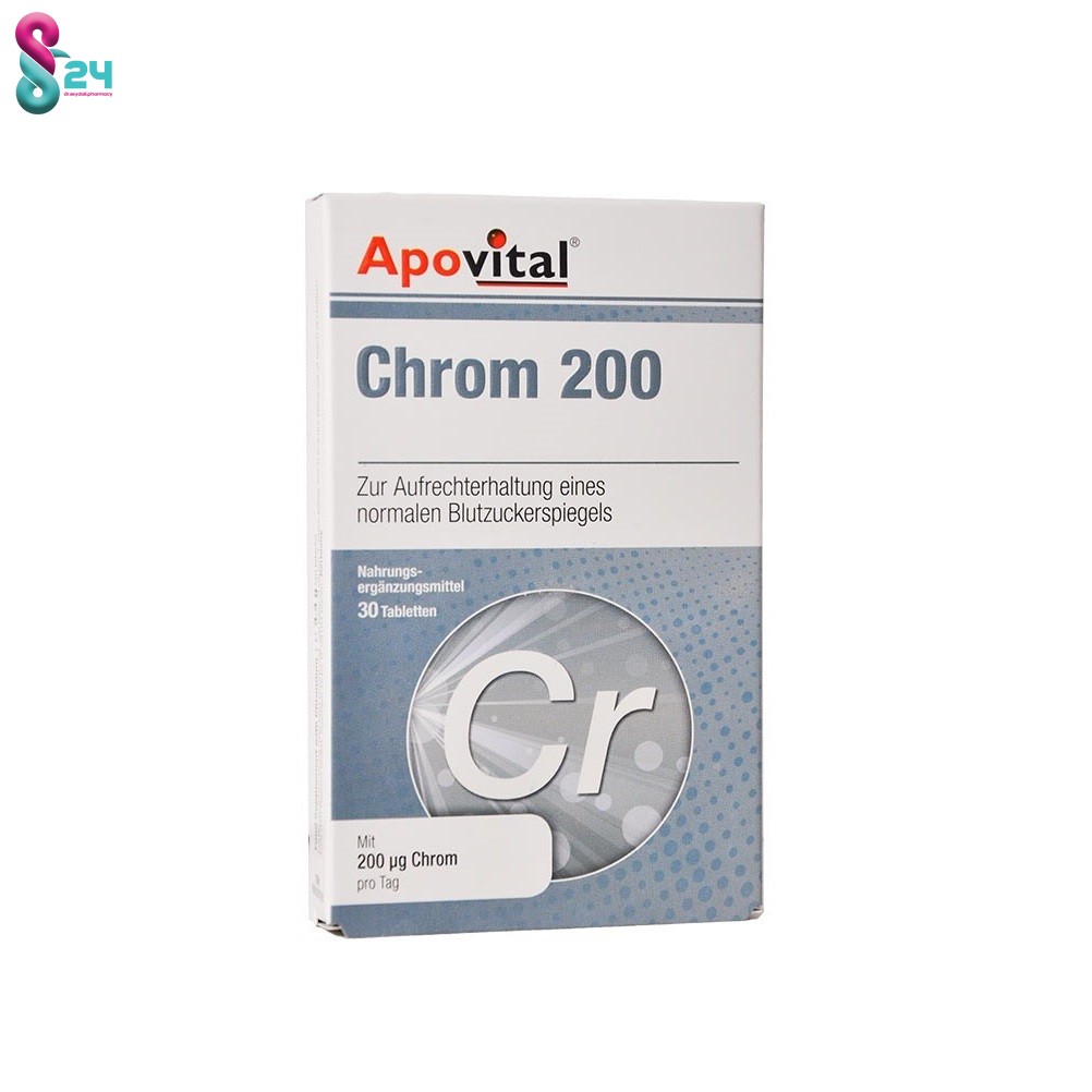 قرص کروم 200 میکروگرم آپوویتال 30 عدد
