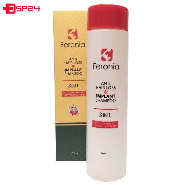 شامپو ایمپلنت و ضد ریزش حاوی کافئین فرونیا