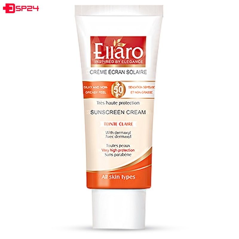 کرم ضد آفتاب Spf+50 مناسب انواع پوست سری Teinte Claire الارو بژ روشن 50 میلی لیتر