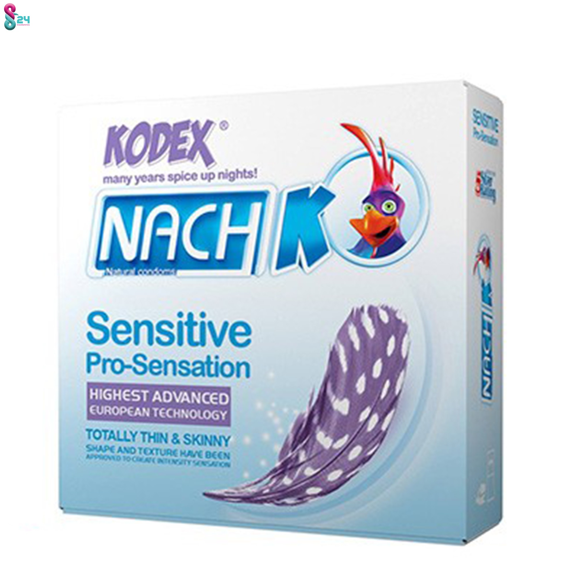 کاندوم ضد حساسیت کدکس مدل Sensitive Pro Sensation بسته 3 عدد