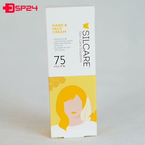 کرم مرطوب کننده دست و صورت با رایحه شیر و عسل سیلکیر 75 میلی لیتر