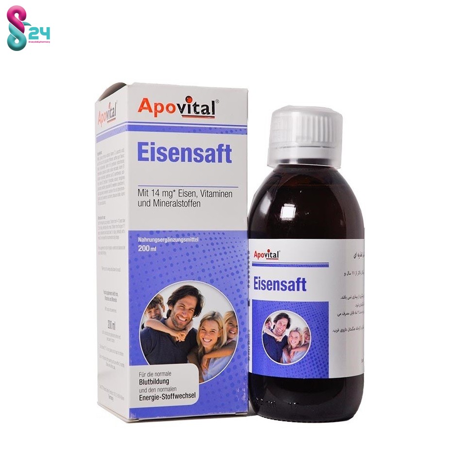 شربت آیزن سافت آپوویتال ۲۰۰ میلی لیتر