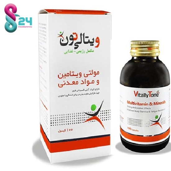 کپسول ژلاتینی نرم مولتی ویتامین و مینرال ویتالی تون 100 عدد