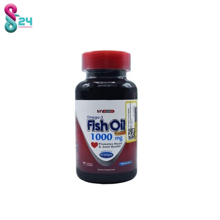 کپسول امگا۳ فیش اویل ۱۰۰۰ میلی گرم مای نوتریشن 60 عدد