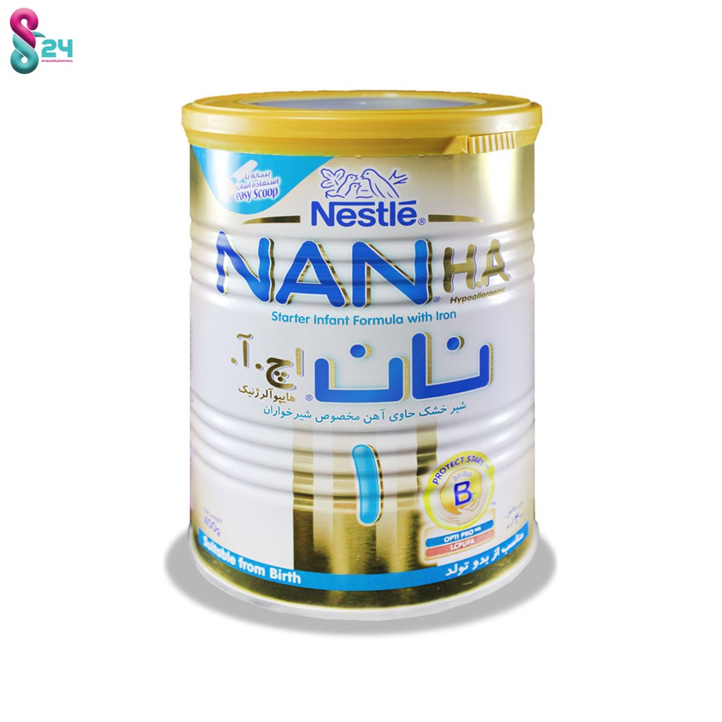 شیر خشک نان اچ. آ 1 نستله مناسب از بدو تولد به بعد 400 گرم