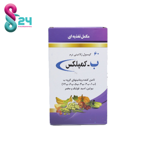 کپسول ژلاتینی نرم ب کمپلکس دانا 60 عدد