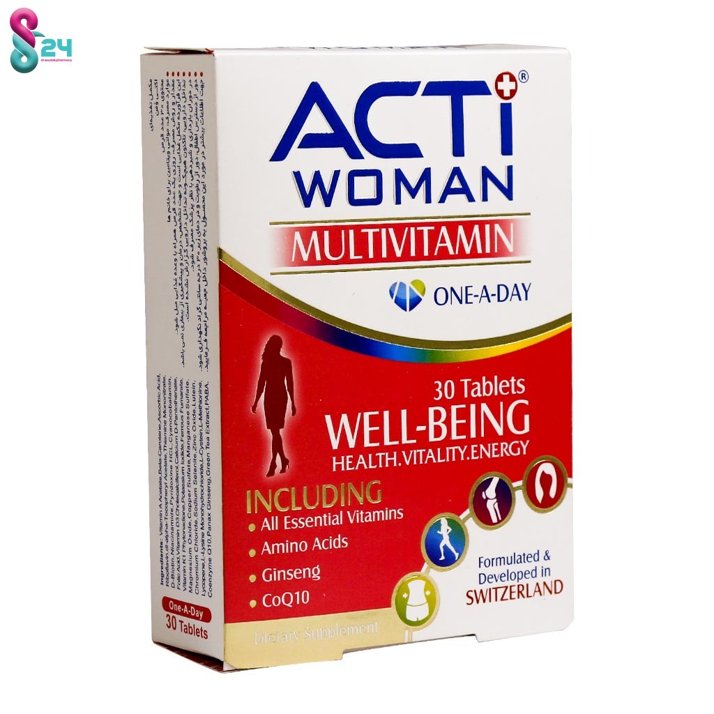 مولتی ویتامین اکتی وومن لیبرتی 30 عدد