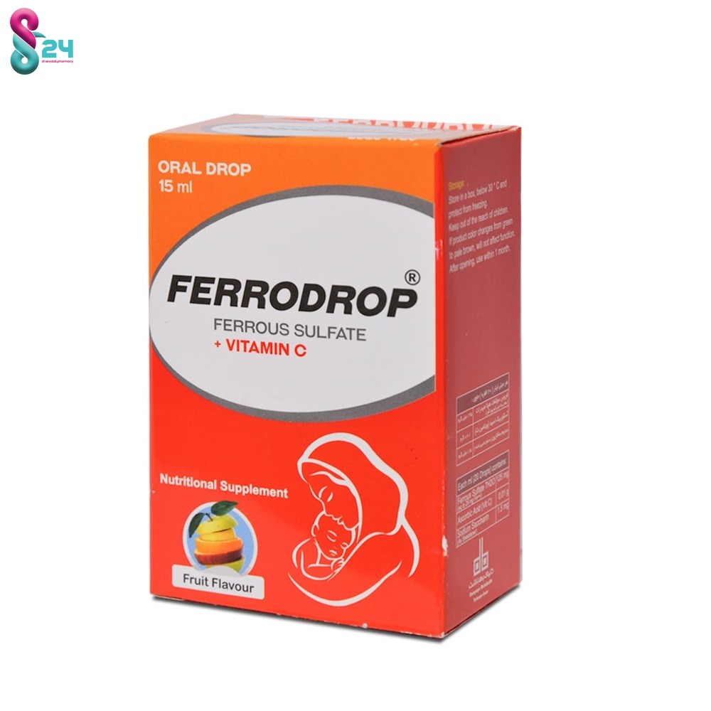 قطره آهن فرودراپ و ویتامین ث  15 میلی لیتر