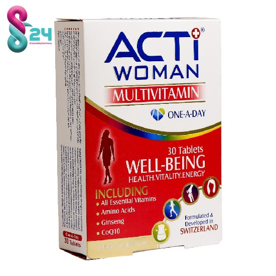 مولتی ویتامین اکتی وومن لیبرتی 30 عدد