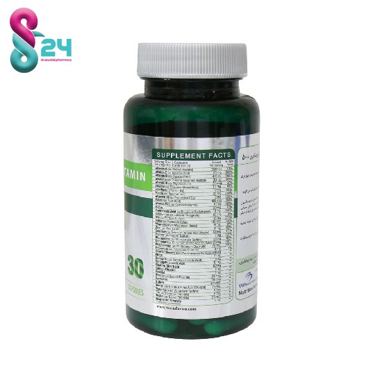 کپسول مولتی ویتامین بالای 50 سال نوفرما نچرالز 30 عدد