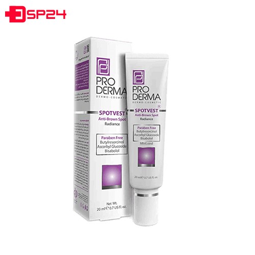 کرم ضد لک پرودرما سری Spotvest مدل Radiance حجم ۲۰ میلی لیتر