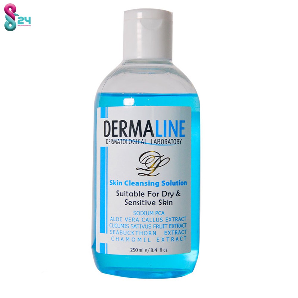 محلول پاک کننده پوست خشک درمالاین