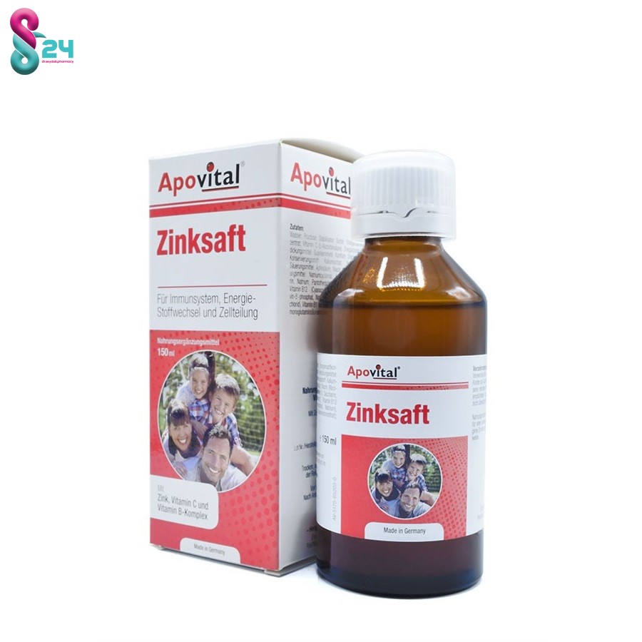 شربت زینک سافت آپوویتال 150 میلی لیتر