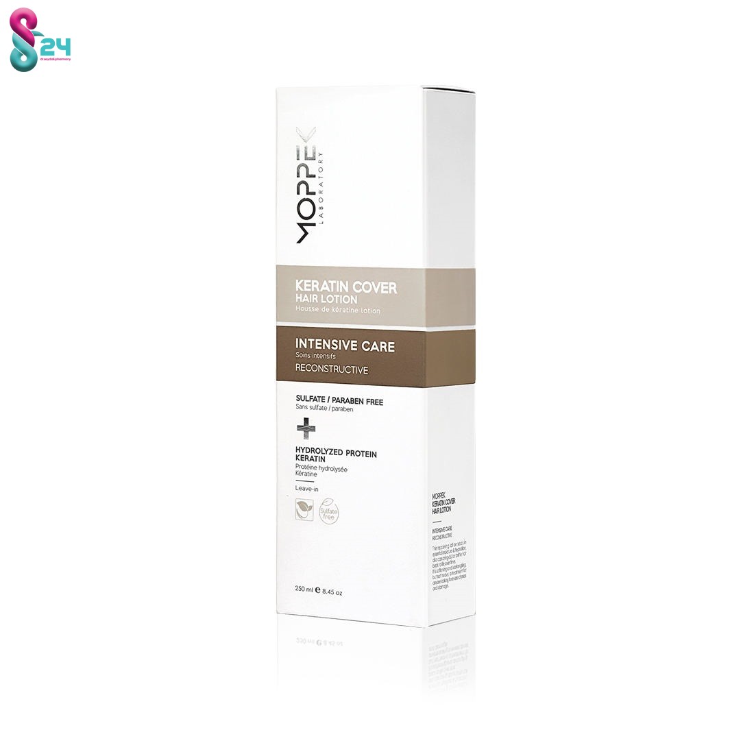 لوسیون مو موپک مدل کراتین کاور 250 میلی لیتر