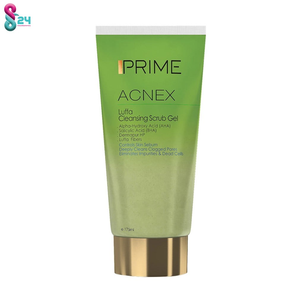 ژل پاک کننده اسکراب لوفا پریم مناسب پوست های چرب ۱۷۵ میلی لیتر