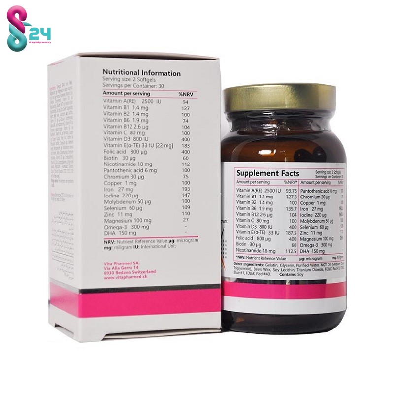 کپسول پرگمام ویتالی تون 60 عدد