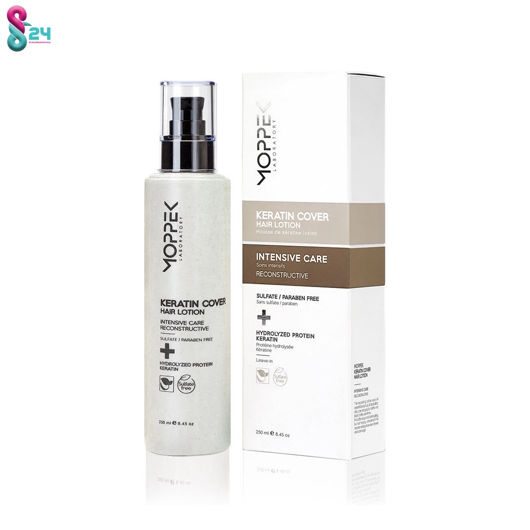 لوسیون مو موپک مدل کراتین کاور 250 میلی لیتر