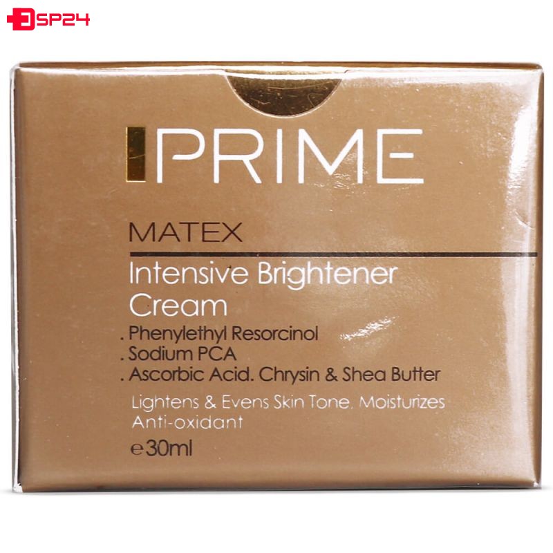 کرم روشن کننده پریم مناسب انواع پوست سری MATEX حجم ۳۰  میلی لیتر