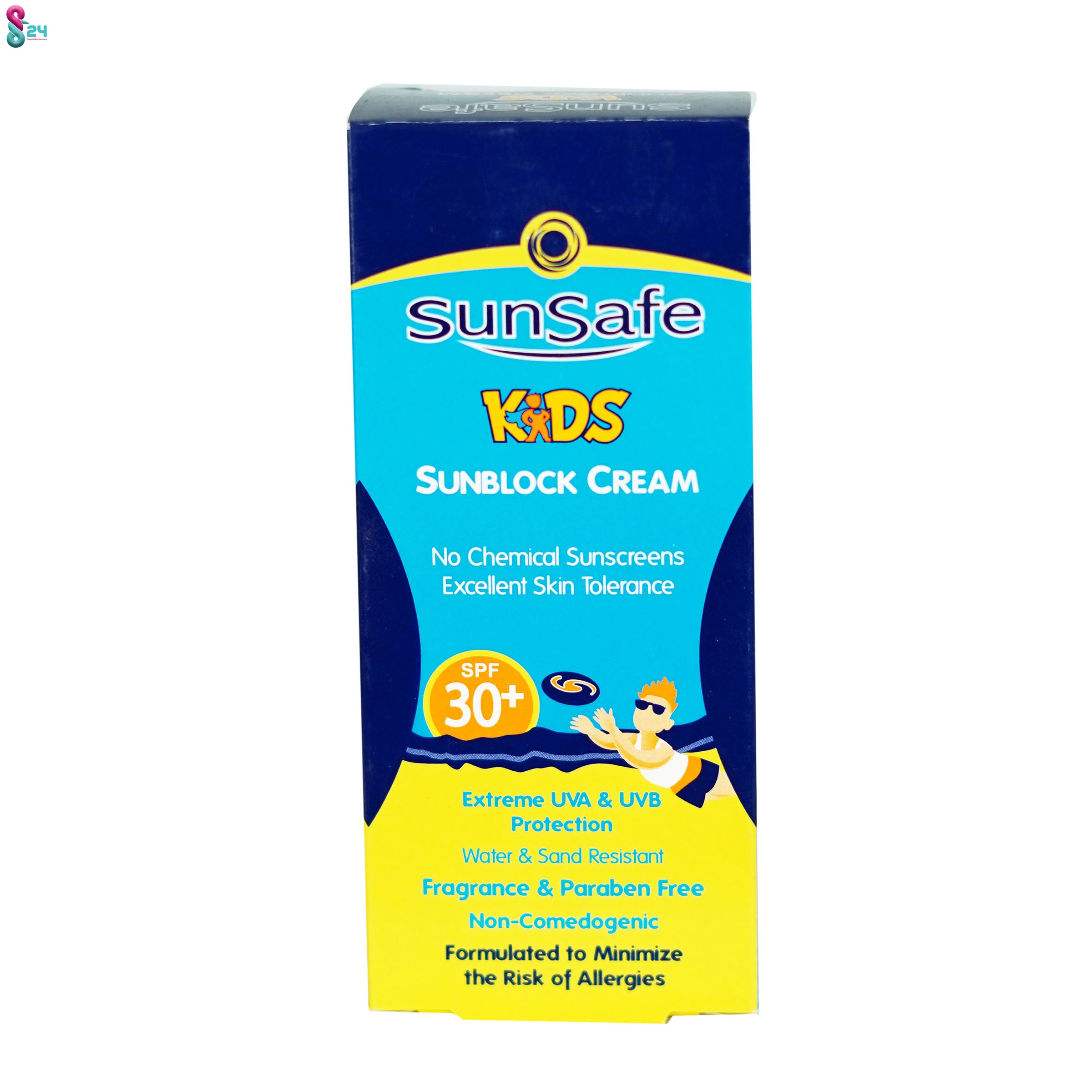 کرم ضد آفتاب کودکان SPF30 سان سیف 50 گرم