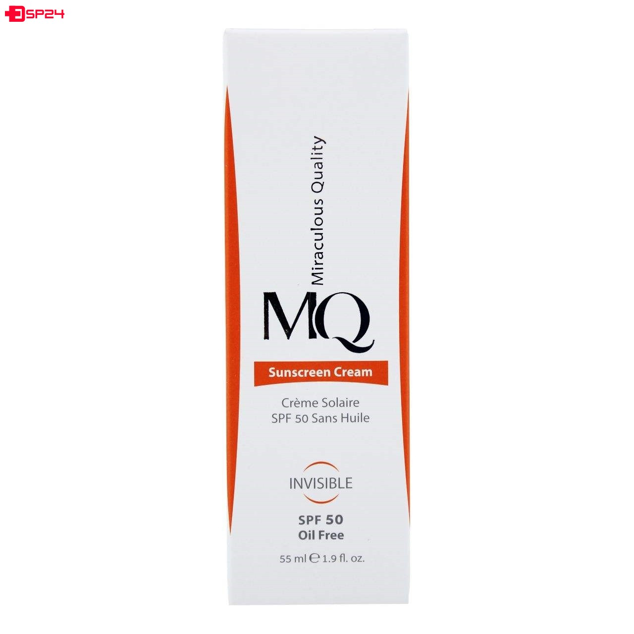 کرم ضد آفتاب بی رنگ ام کیو مدل INVISIBLE حجم 55 میلی لیتر