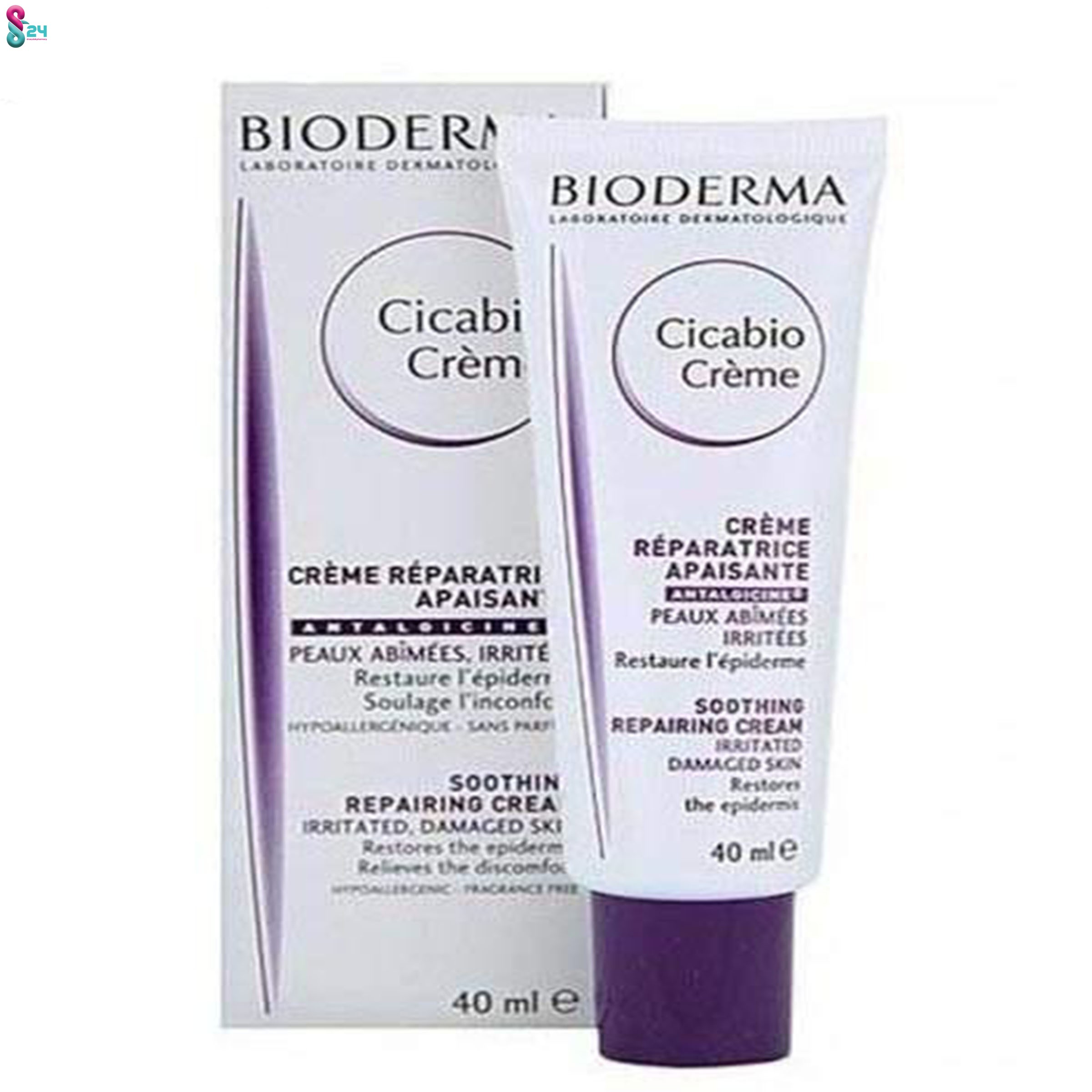 کرم ترمیم کننده و تسکین دهنده سیکابیو بایودرما 40 میلی لیتر