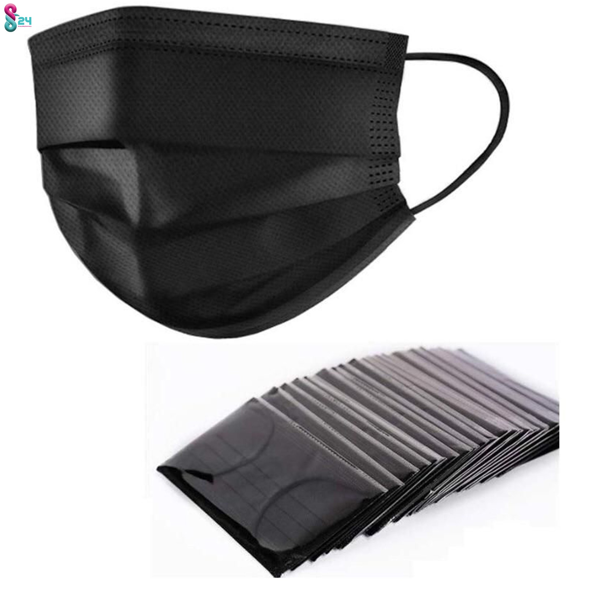 ماسک سه لایه پزشکی در رنگ بندی مختلف