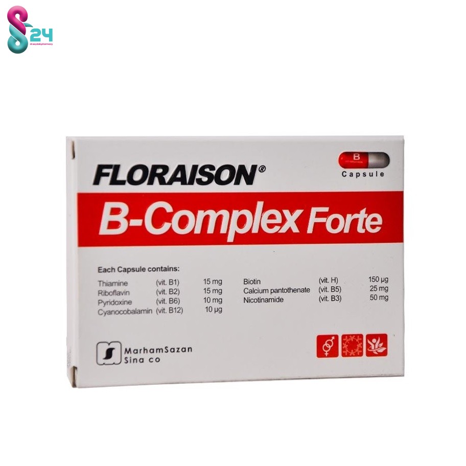 کپسول ب کمپلکس فورت فلوریسون 30 عدد
