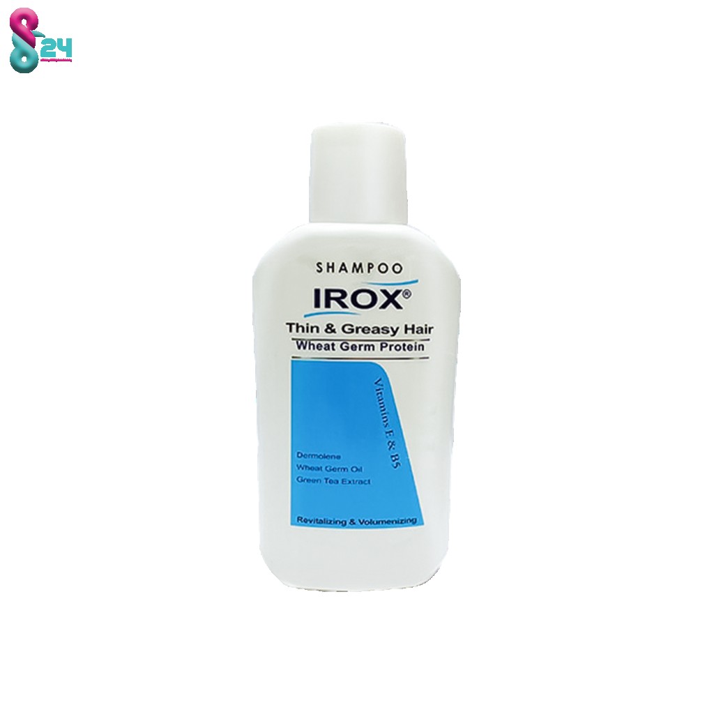 شامپو پروتئین جوانه گندم ایروکس مناسب موهای چرب و نازک ۲۰۰ گرم