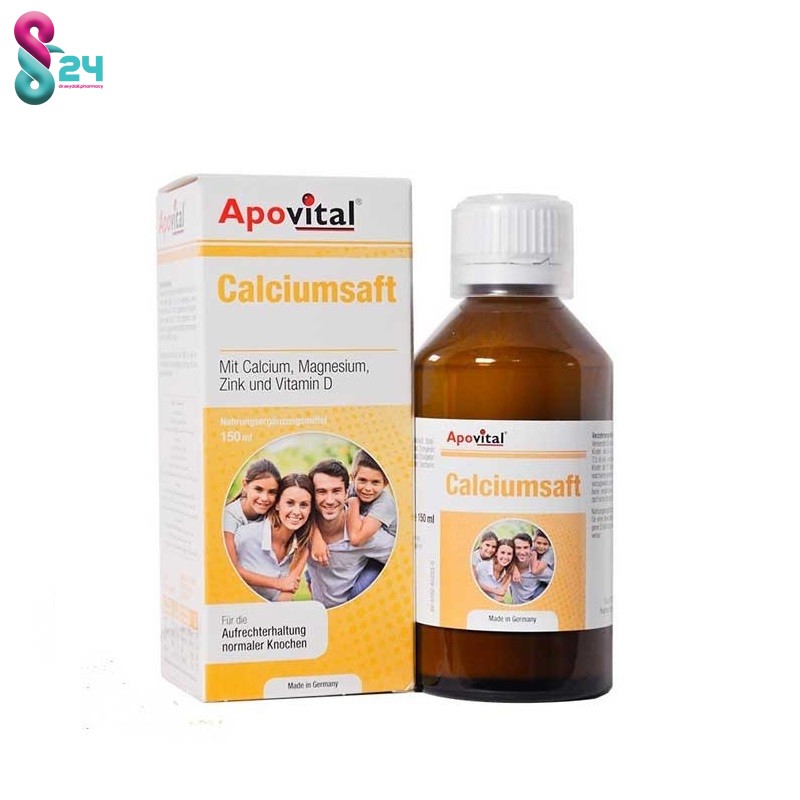 شربت کلسیم سافت آپوویتال 150 میلی لیتر