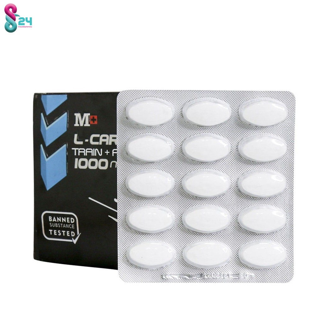 قرص ال کارنیتین 1000 میلی گرم  ام پلاس 30 عدد