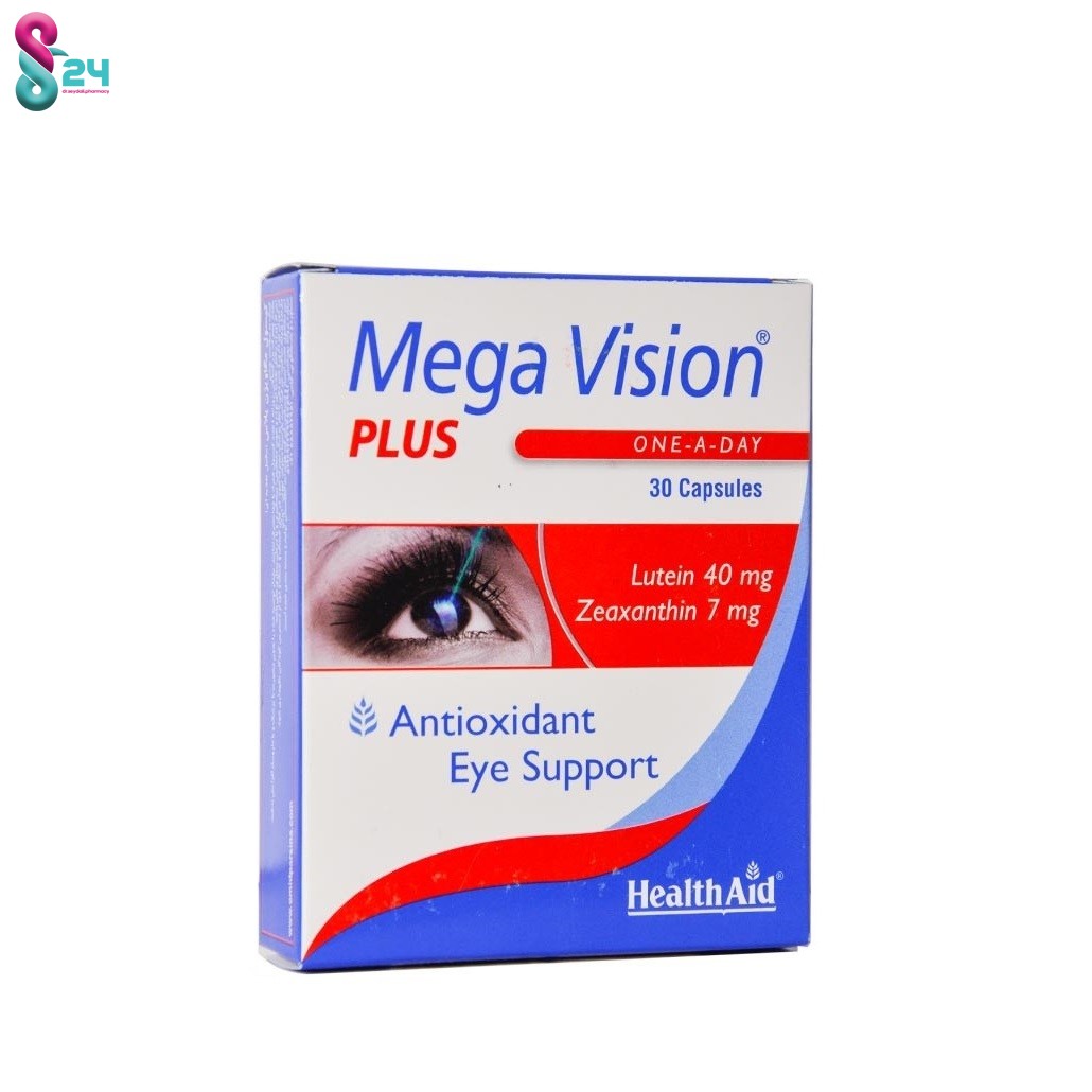 کپسول مگا ویژن پلاس هلث اید 30 عدد