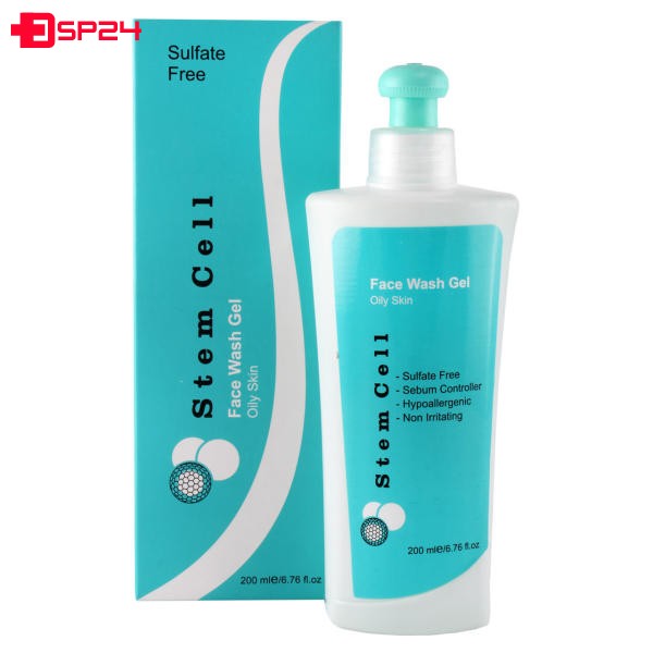 ژل شستشوی صورت استم سل مدل Oily skin حجم 200 میلی لیتر