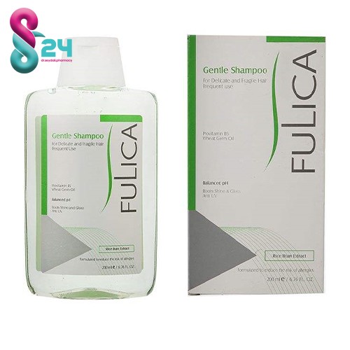 شامپو ملایم فولیکا جهت مصرف روزانه مخصوص موهای حساس و شکننده 200 میلی لیتر