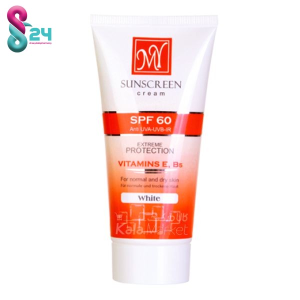 کرم ضد آفتاب SPF60 مای مناسب پوست های معمولی و خشک ۵۰ میلی لیتر