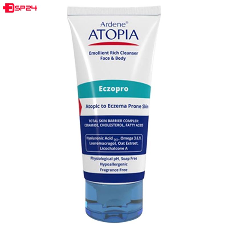 لوسیون شوینده بسیار ملایم آردن سری Atopia مدل Eczopro حاوی 50% روغن نرم کننده 200 میلی لیتر