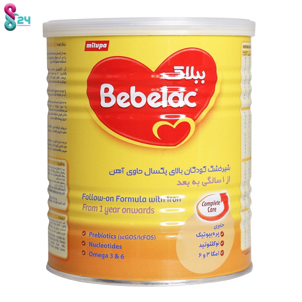شیر خشک ببلاک 3 میلوپا مناسب از ۱ سالگی به بعد ۴۰۰ گرم