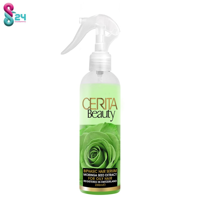 سرم دو فاز محافظ موی سریتا بیوتی مناسب برای موهای چرب 230 میلی لیتر
