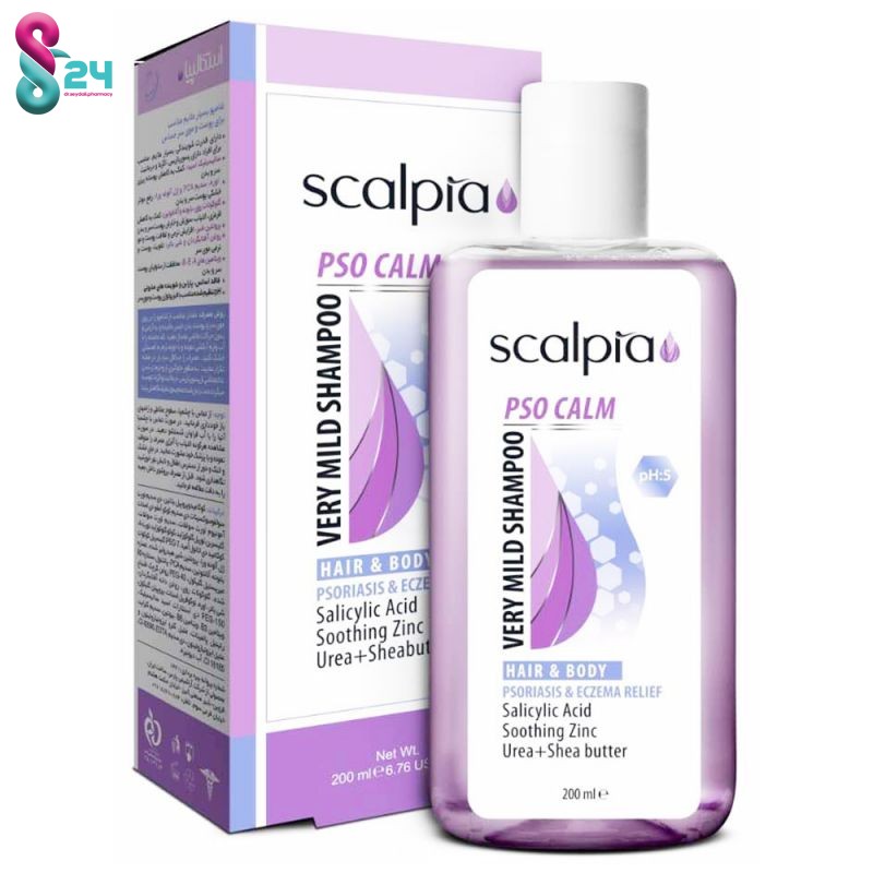 شامپو سر و بدن اسکالپیا بسیار ملایم 200 میلی لیتر