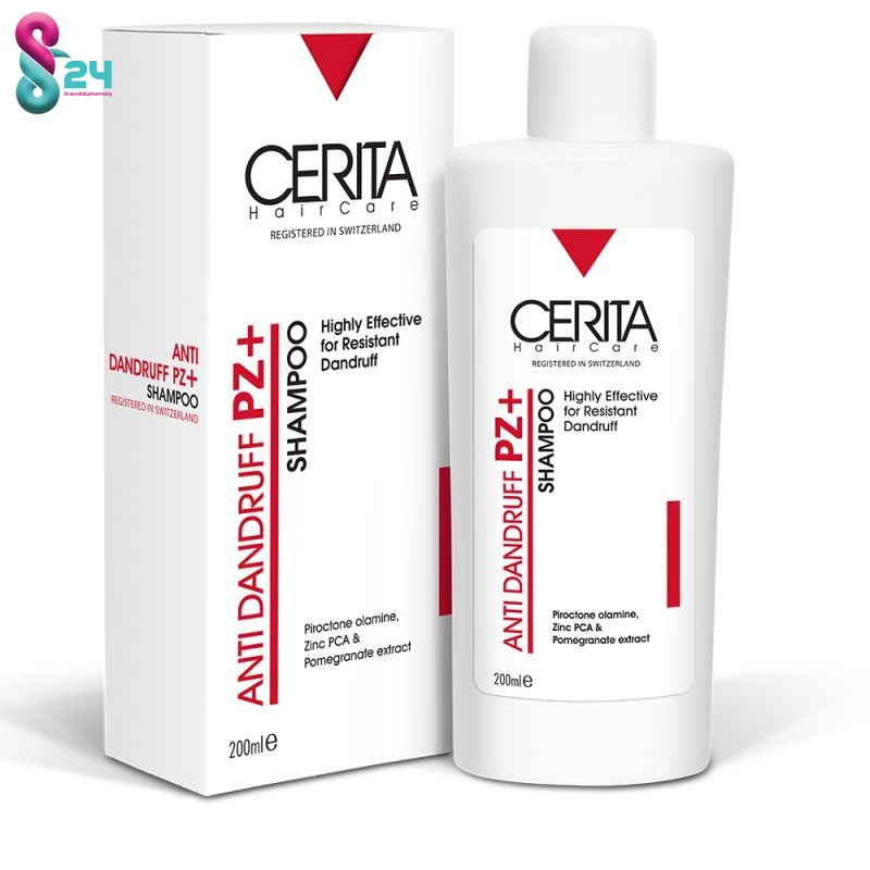 شامپو ضد شوره قوی (+Pz) سریتا مناسب انواع مو ۲۰۰ میلی لیتر