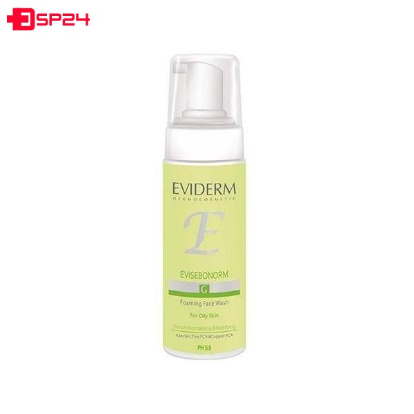 فوم پاک کننده آرایش صورت اویدرم مدل Evisebonorm حجم ۱۵۰ میلی لیتر